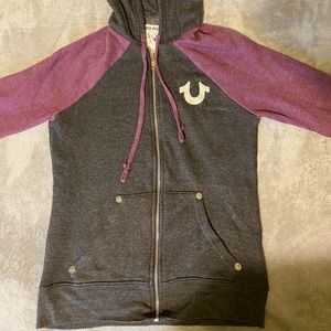True religion sweat jacket